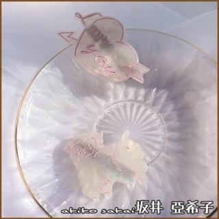 【Akiko Sakai】星幻炫光系列小清新可愛造型鴨嘴夾(可愛有趣 送禮 禮物)