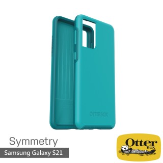 【OtterBox】Samsung Galaxy S21 6.2吋 Symmetry炫彩幾何保護殼(藍色)