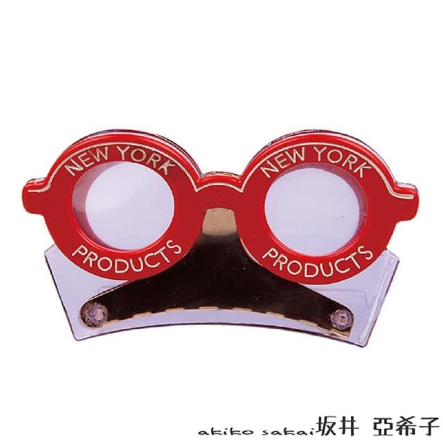 【Akiko Sakai】個性復古眼鏡髮夾(可愛有趣 送禮 禮物)