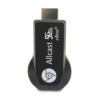 【DW 達微科技】十代Allcast-5G 四核心eBest雙頻5G高速高畫質無線影音電視棒(附5大好禮)