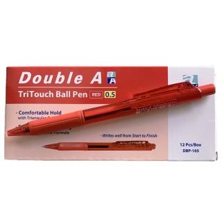 【Double A】Double A按壓式原子筆0.5mm紅/12支/盒DABP21003