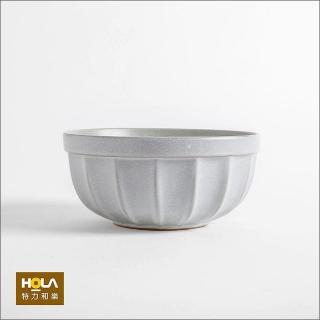 【HOLA】彩夏手感陶瓷7吋麵碗 灰