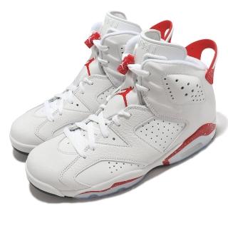 【NIKE 耐吉】休閒鞋 Air Jordan 6 Retro 男鞋 喬丹 AJ6 Red Oreo 灌籃高手 白 紅(CT8529-162)