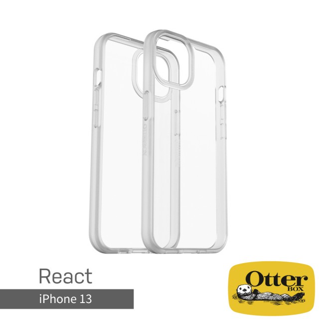 【OtterBox】iPhone 13 6.1吋 React輕透防摔殼(透明)