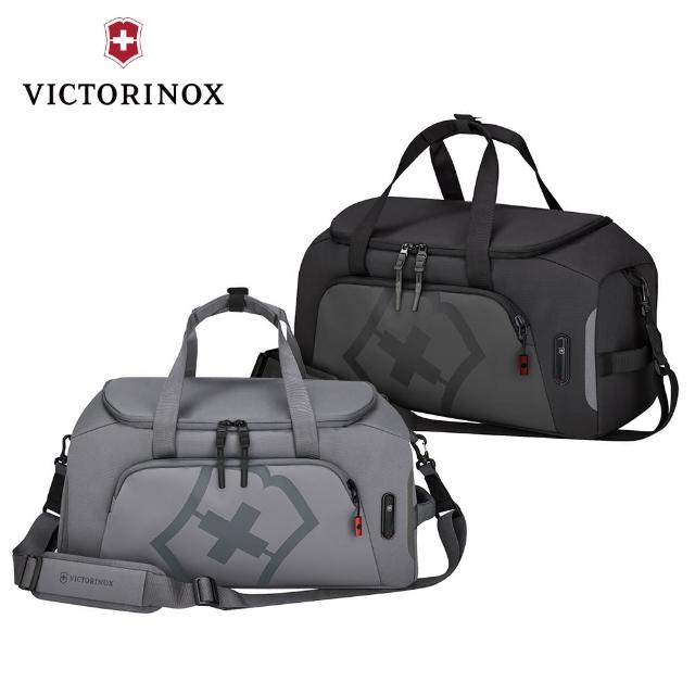 【VICTORINOX 瑞士維氏】Vx Touring 2.0 抗菌運動提袋(淺灰/黑色)