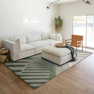 【山德力】幾何漸層感地毯160X230卡里納(適用於客廳、起居室空間)