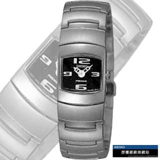 【SEIKO 精工】Premier 方形時尚手環式女錶 指針錶 手錶 禮物 畢業(1N00-0FK0D/ SUJ591P1)