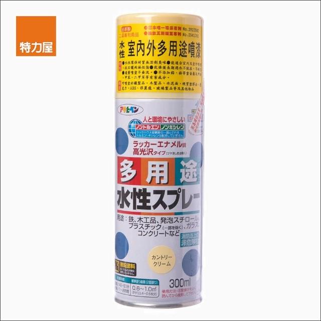 【特力屋】日本Asahipen 新水性室內外多用途噴漆 奶黃