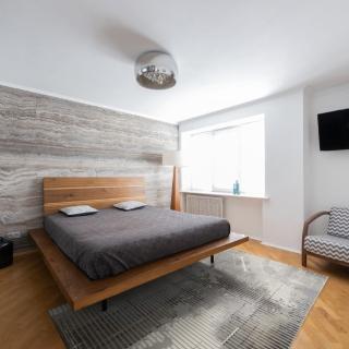 【山德力】斑駁線條感地毯160X230布雷諾(適用於客廳、起居室空間)
