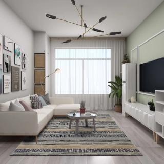 【山德力】現代風羊毛地毯160X230布萊尼(適用於客廳、起居室空間)