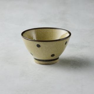【有種創意食器】日本美濃燒 - 和風水玉點點飯碗(11cm)