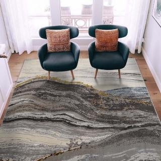 【山德力】自然藝術風地毯160X230霍尼(適用於客廳、起居室空間)