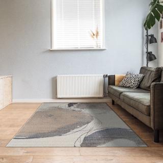 【山德力】抽象斑駁感地毯160X230阿格達(適用於客廳、起居室空間)