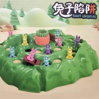 【GCT 玩具嚴選】兔子陷阱賽桌遊(兔子越野賽加強版)