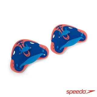 【SPEEDO】成人指力訓練划手板(藍/紅)