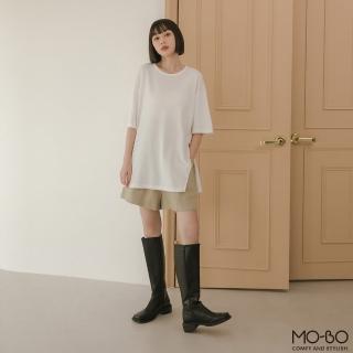 【MO-BO】MIT舒涼棉剪裁造型T(上衣)