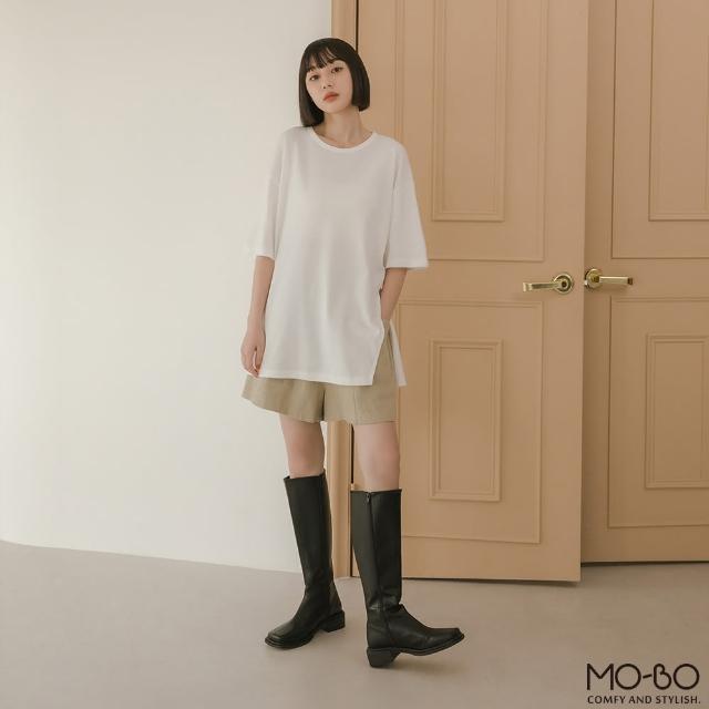 【MO-BO】MIT舒涼棉剪裁造型T(上衣)