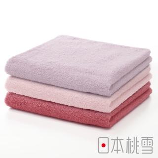 【日本桃雪】日本製原裝進口精梳棉飯店毛巾超值三件組(鈴木太太公司貨)