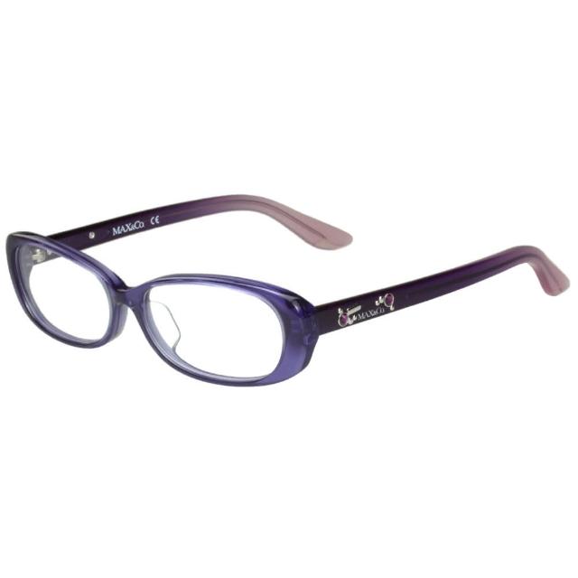 【MAX&CO】時尚光學眼鏡 MAC4053F(紫色)