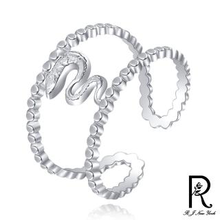 【RJ New York】個性蛇型細指環鈦鋼開口彈性戒指(7色可選)