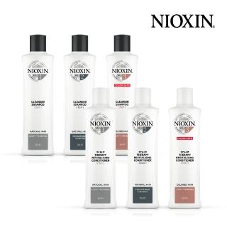 【NIOXIN 耐奧森】兩步驟-洗潤豐髮兩件組300ML(公司貨)