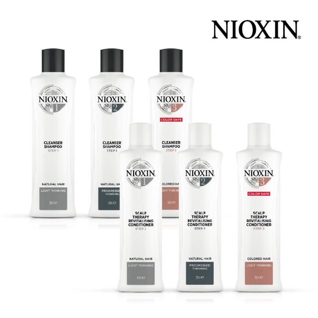 【NIOXIN 耐奧森】兩步驟-洗潤豐髮兩件組300ML(公司貨)