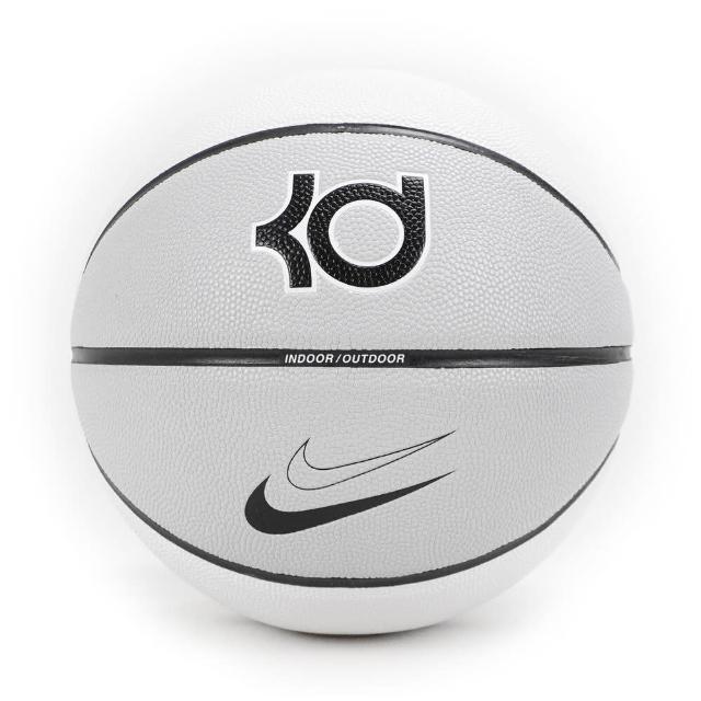 【NIKE 耐吉】Nike All Court 8p K Durant    籃球 7號 橡膠 耐磨 室內外 灰白(DV4205-113)