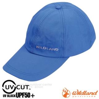 【Wildland 荒野】中性抗UV透氣棒球帽.防晒遮陽帽.鴨舌帽(W1013 地中海藍)
