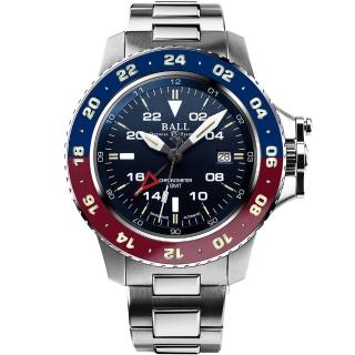 【BALL 波爾 官方授權】Engineer GMT II 兩地時間 機械錶 手錶 指針錶 禮物(DG2118C-S9C-BE)