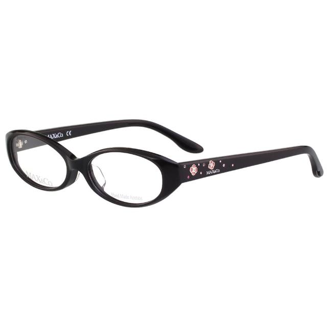 【MAX&CO】時尚光學眼鏡 MAC4047J(黑色)