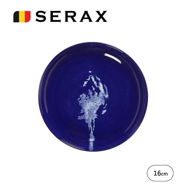 【SERAX】OTTO圓盤4入禮盒組D16cm-靛藍底白洋薊(比利時米其林餐瓷家飾)