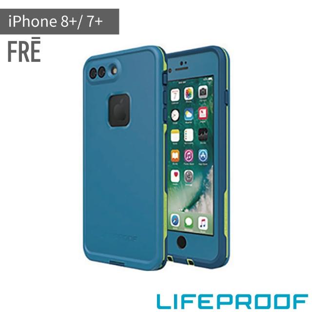 【LifeProof】iPhone 8+ / 7+ 5.5吋 FRE 全方位防水/雪/震/泥 保護殼(藍)