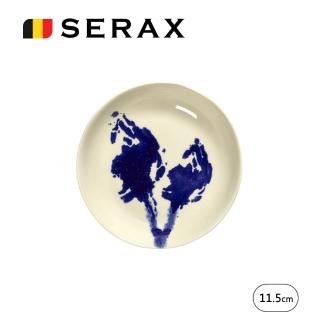 【SERAX】OTTO圓碟4入禮盒組D11.5cm-白底藍洋薊(比利時米其林餐瓷家飾)