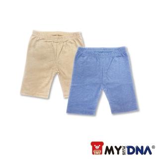 【MY+DNA 熊本部】寶寶純棉短褲二件組-米/淺藍(B0105-30-51)