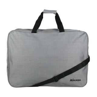 【MIKASA】排球袋-6顆裝-側背包 裝備袋 手提包 肩背包 灰黑(MKAGBGM60W)