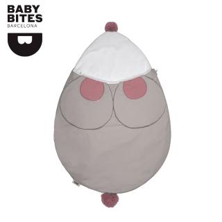 【BabyBites 鯊魚咬一口】西班牙設計-嬰幼兒多功能萌鼠造型睡袋 - 莓果牛奶(輕量版)