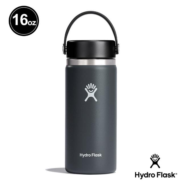 【Hydro Flask】寬口 16oz/473ml 真空保溫鋼瓶(石板灰)