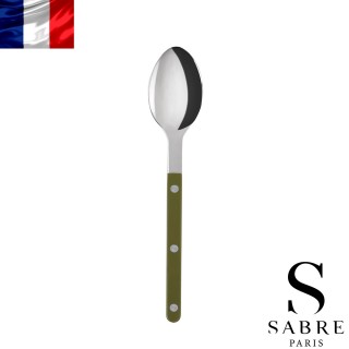 【Sabre Paris】Bistrot復古酒館純色系列-亮面主餐湯匙-蕨綠