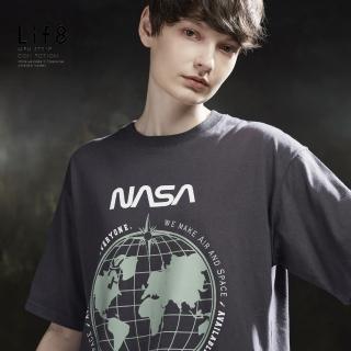 【Life8】Casual MIT 太空系列 數位星球 印花短袖上衣(10626)