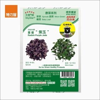 【特力屋】花田綠地康菜種子-蘿蔔紫玉
