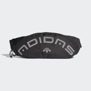 【adidas 愛迪達】Symbol Waistbag 腰包 運動 休閒 隨身 收納 科技感 反光 黑(H34646)
