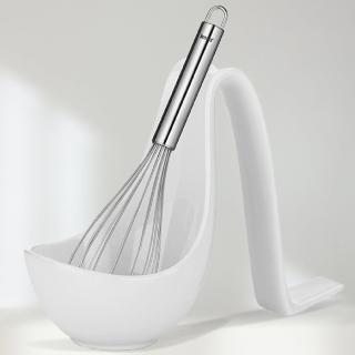 【KELA】白瓷立放鍋鏟湯勺架(湯勺架 鍋鏟架 廚具收納)