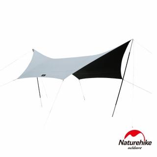 【Naturehike】Shark抗紫外線黑膠六角天幕 TM087(台灣總代理公司貨)