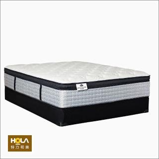 【HOLA】Kingsdown霍洛威-乳膠包覆獨立筒床墊雙人 5x6.2呎(雙人5x6.2呎)