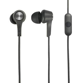 【ASUS 華碩】ZenEar 3.5mm 原廠入耳式線控耳機 - 黑(密封袋裝)