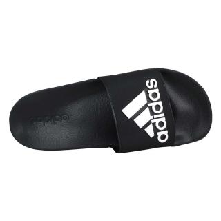 【adidas 愛迪達】男女運動拖鞋-海邊 海灘 戲水 游泳 沙灘 愛迪達 黑白(GZ3779)