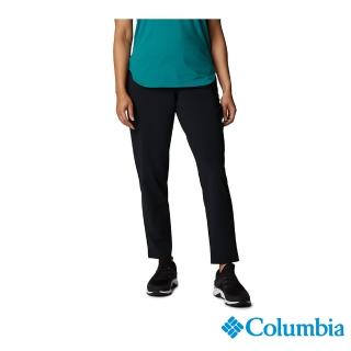 【Columbia 哥倫比亞 官方旗艦】女款- Omni-Shade UPF50防潑彈性長褲-黑色(UAR83540BK / 2022年春夏商品)
