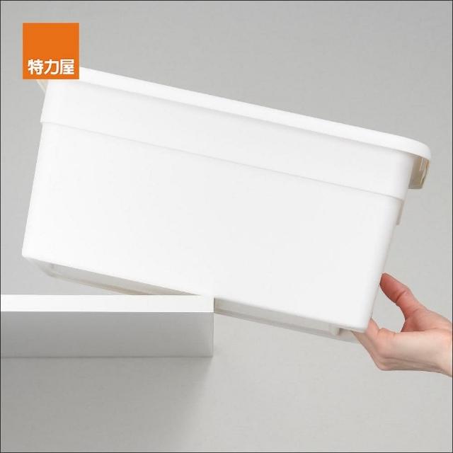 【特力屋】日本Sanka Onbox可堆疊收納盒S 白色