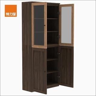 【特力屋】組合 萊特 組合式書櫃 深木櫃/深木層板8入/深木門2入 78x30x174.2cm
