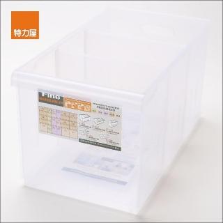 【特力屋】FINE隔板整理盒附輪-深型W24.3 - 2入 LF1001